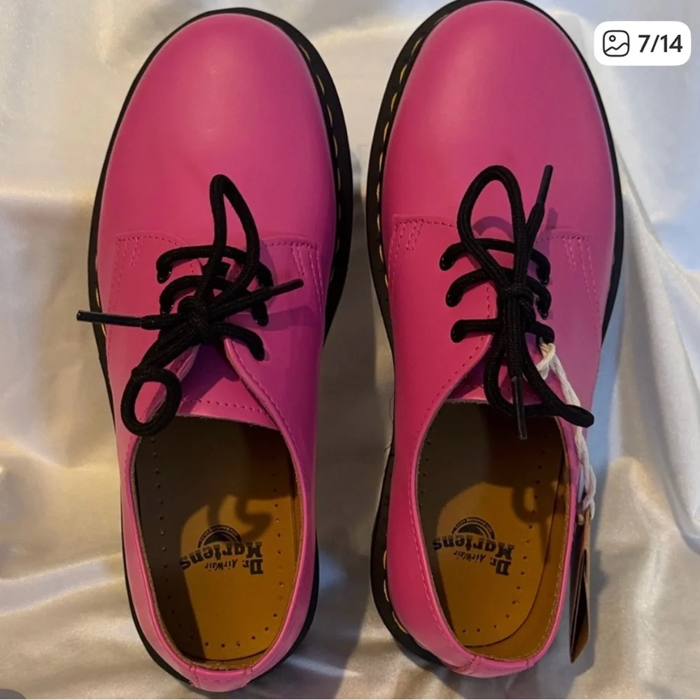 NWT Dr. Martens Pink Shoes - Picture 1 of 6